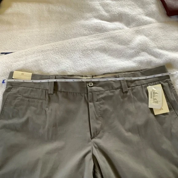 GTA Men’s Pants Straight Leg Slim Fit Grey Cotton SZ 40/34